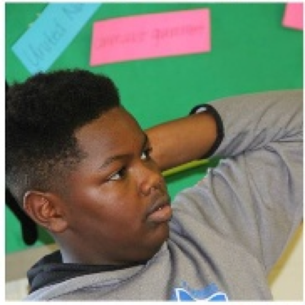 Student listening